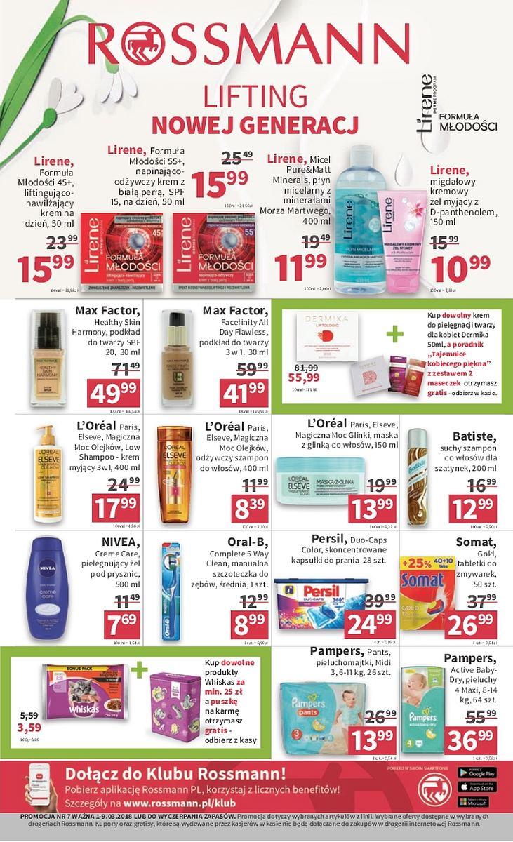 Gazetka promocyjna Rossmann str. 1