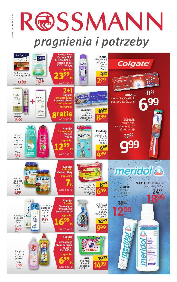Gazetka promocyjna Rossmann str. 1