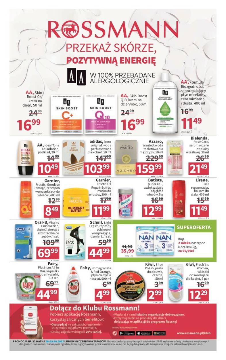 Gazetka promocyjna Rossmann str. 1