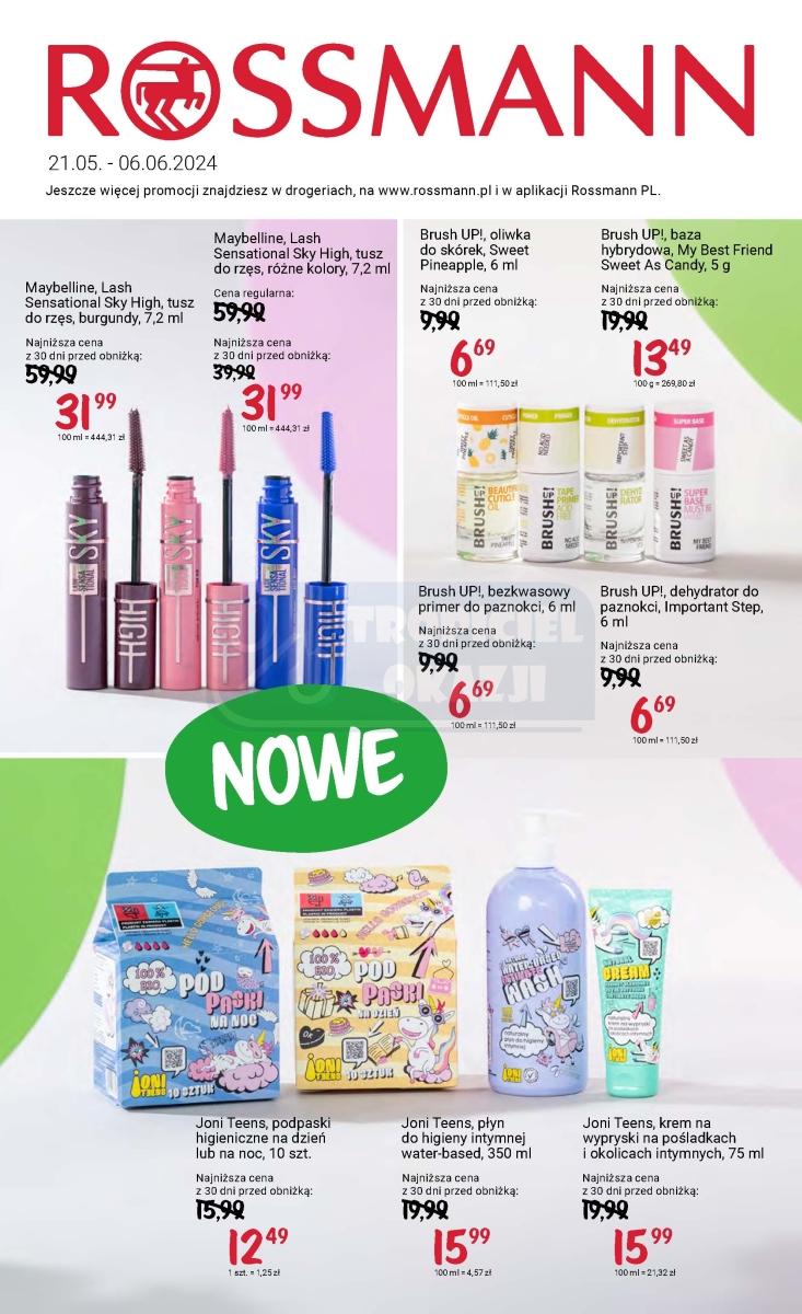 Gazetka promocyjna Rossmann str. 1