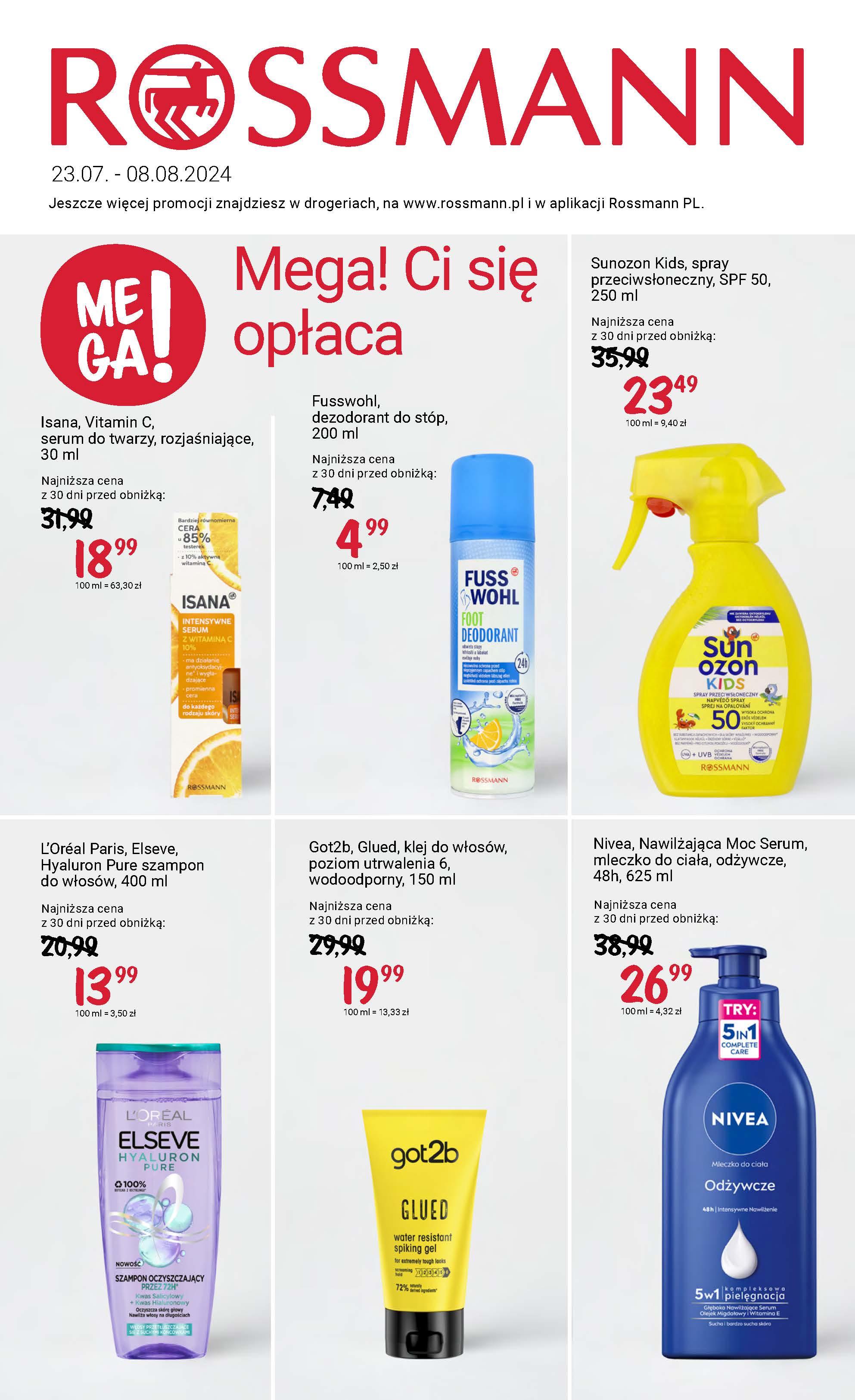 Gazetka promocyjna Rossmann str. 1