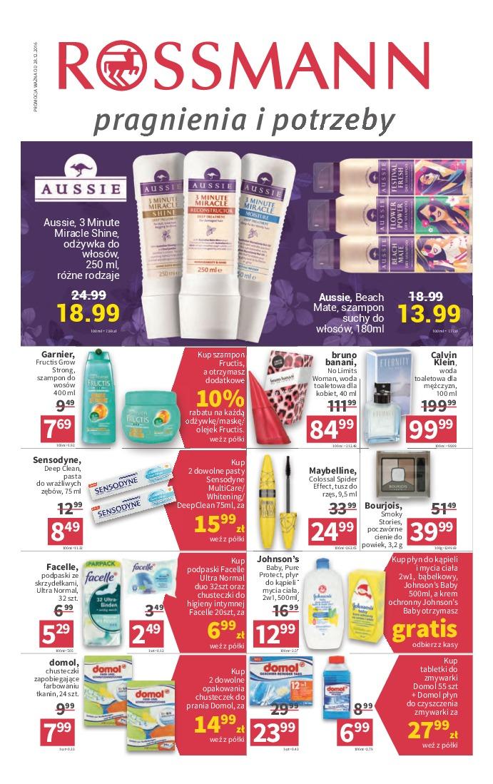 Gazetka promocyjna Rossmann str. 1