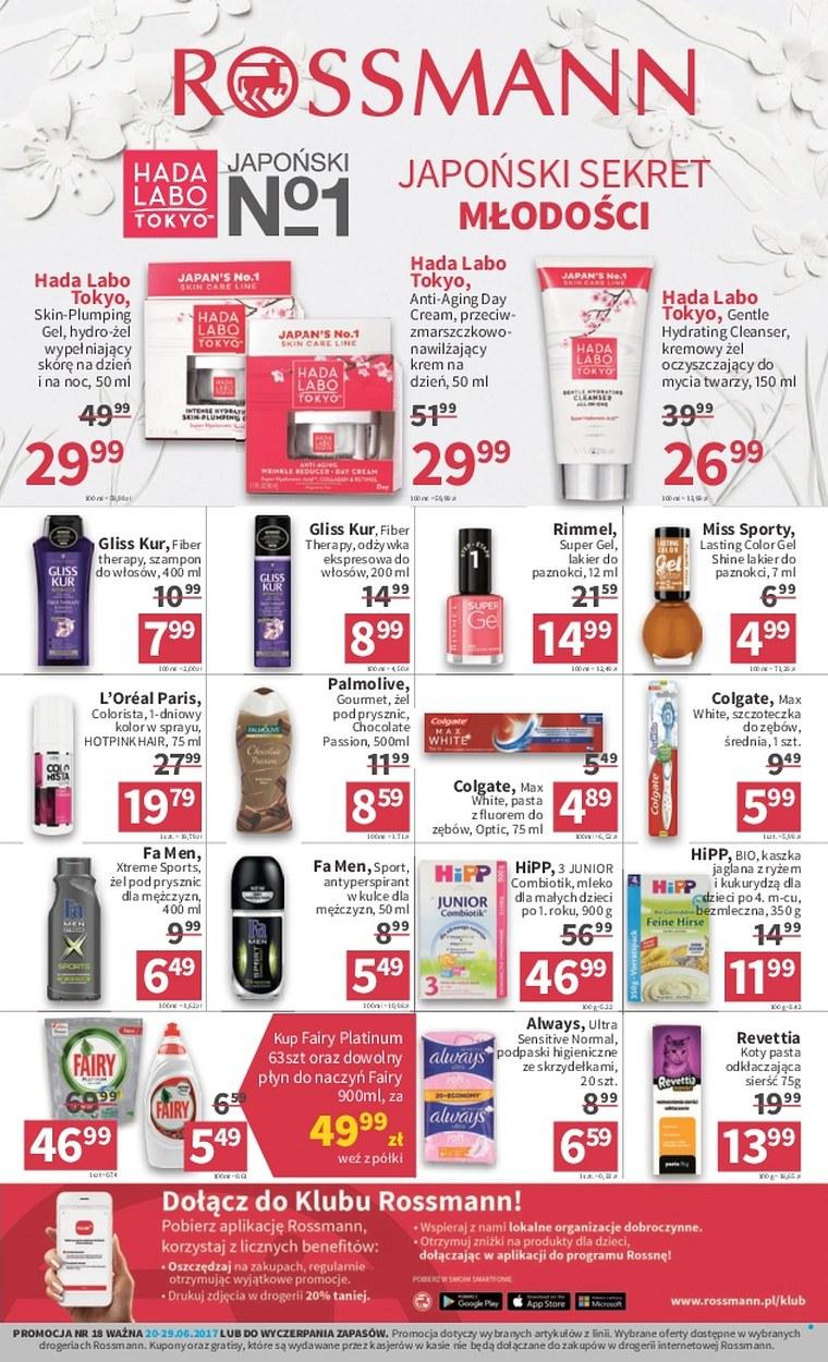 Gazetka promocyjna Rossmann str. 1