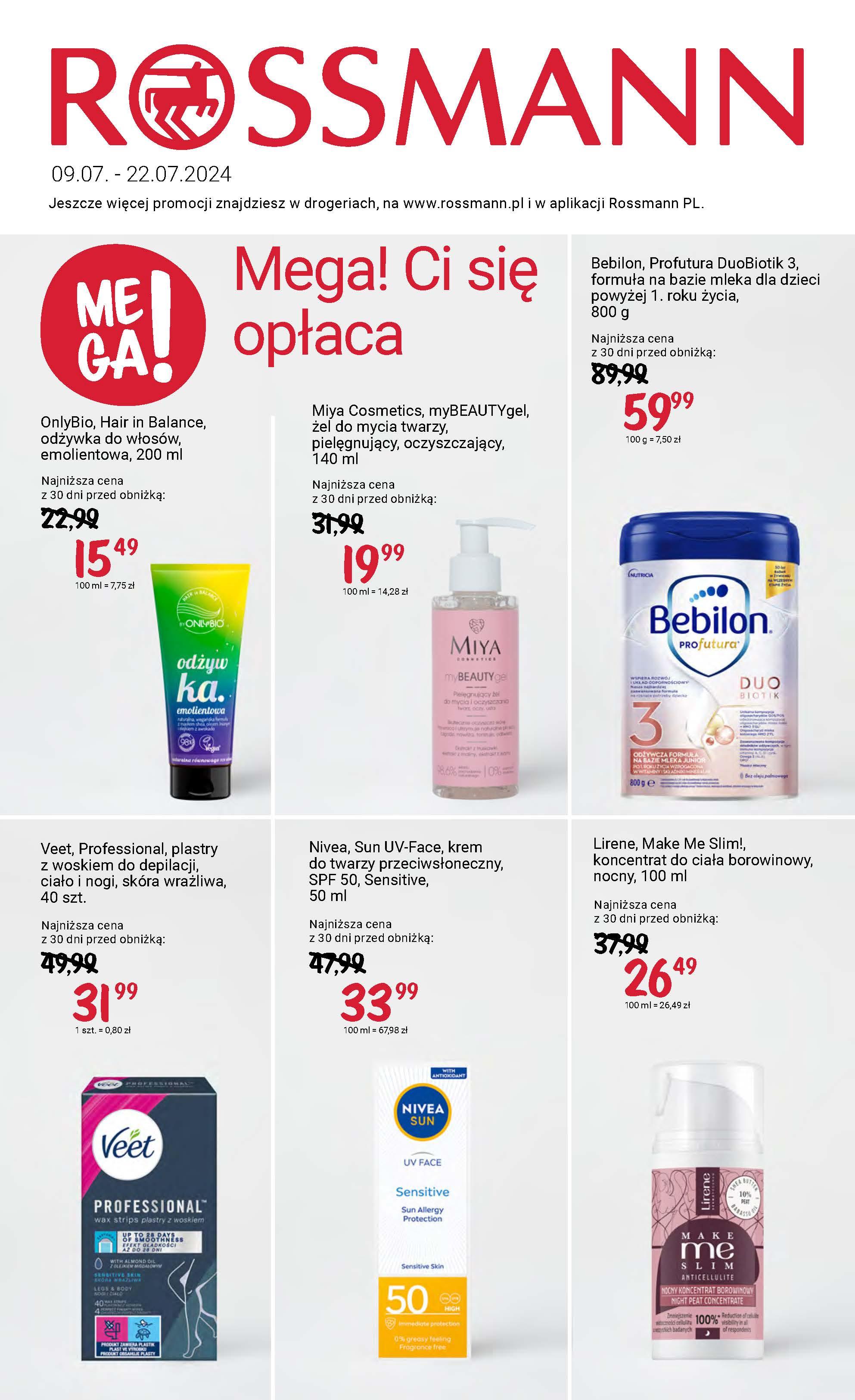 Gazetka promocyjna Rossmann str. 1
