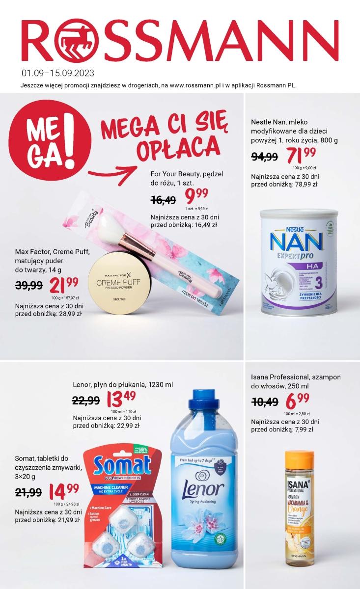 Gazetka promocyjna Rossmann str. 1