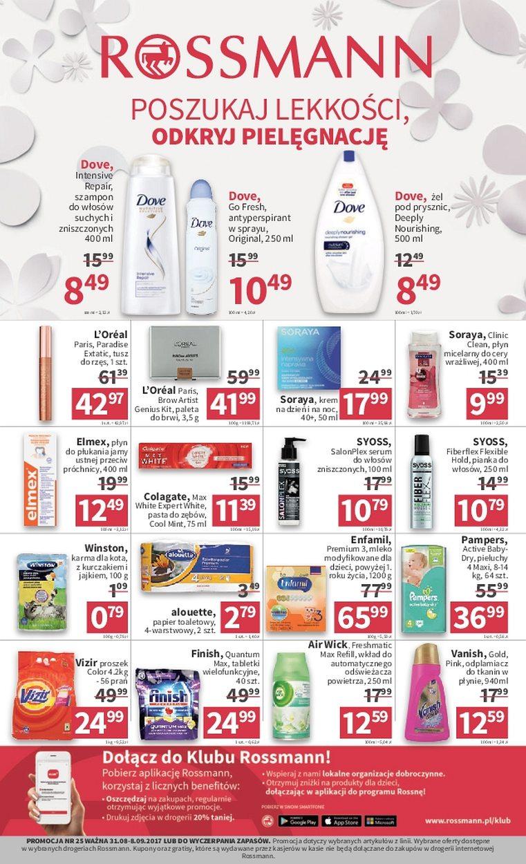 Gazetka promocyjna Rossmann str. 1