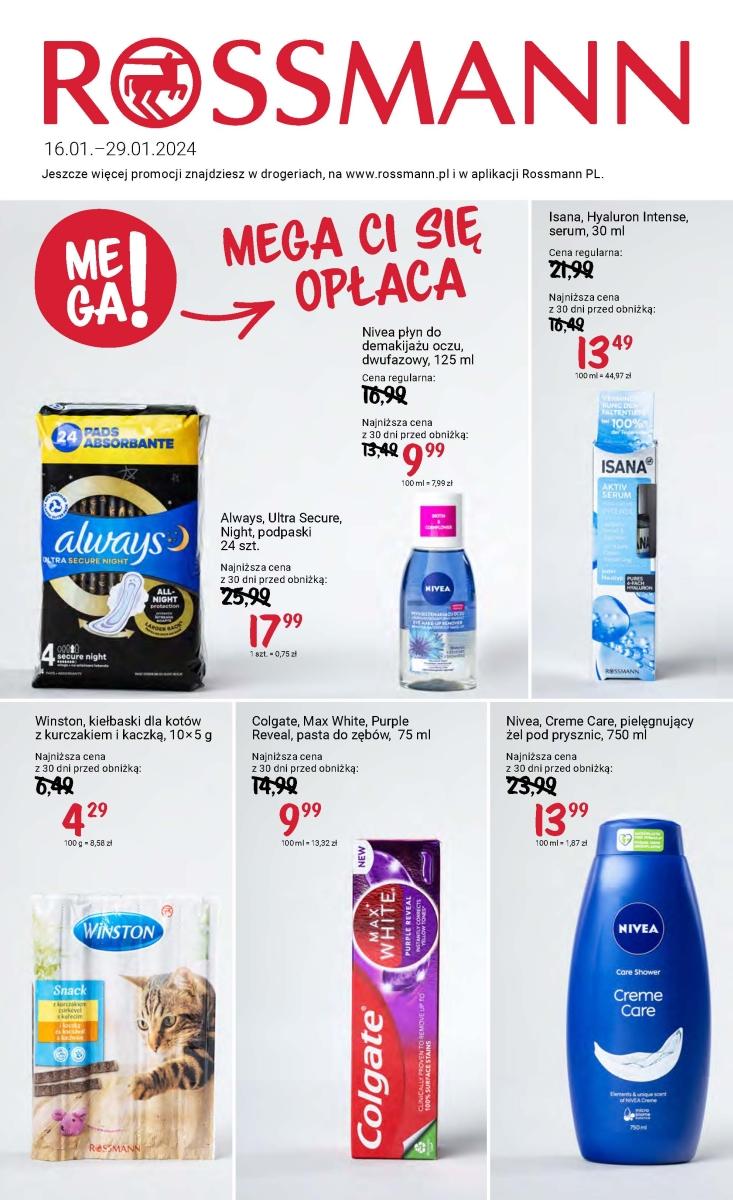 Gazetka promocyjna Rossmann str. 1