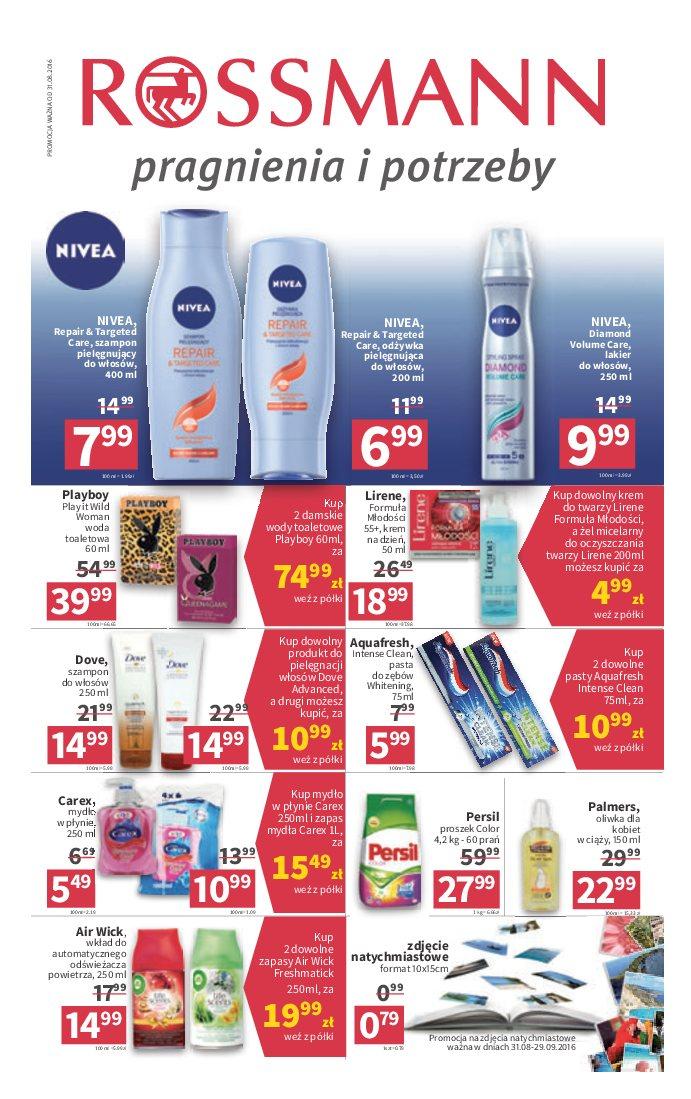 Gazetka promocyjna Rossmann str. 1