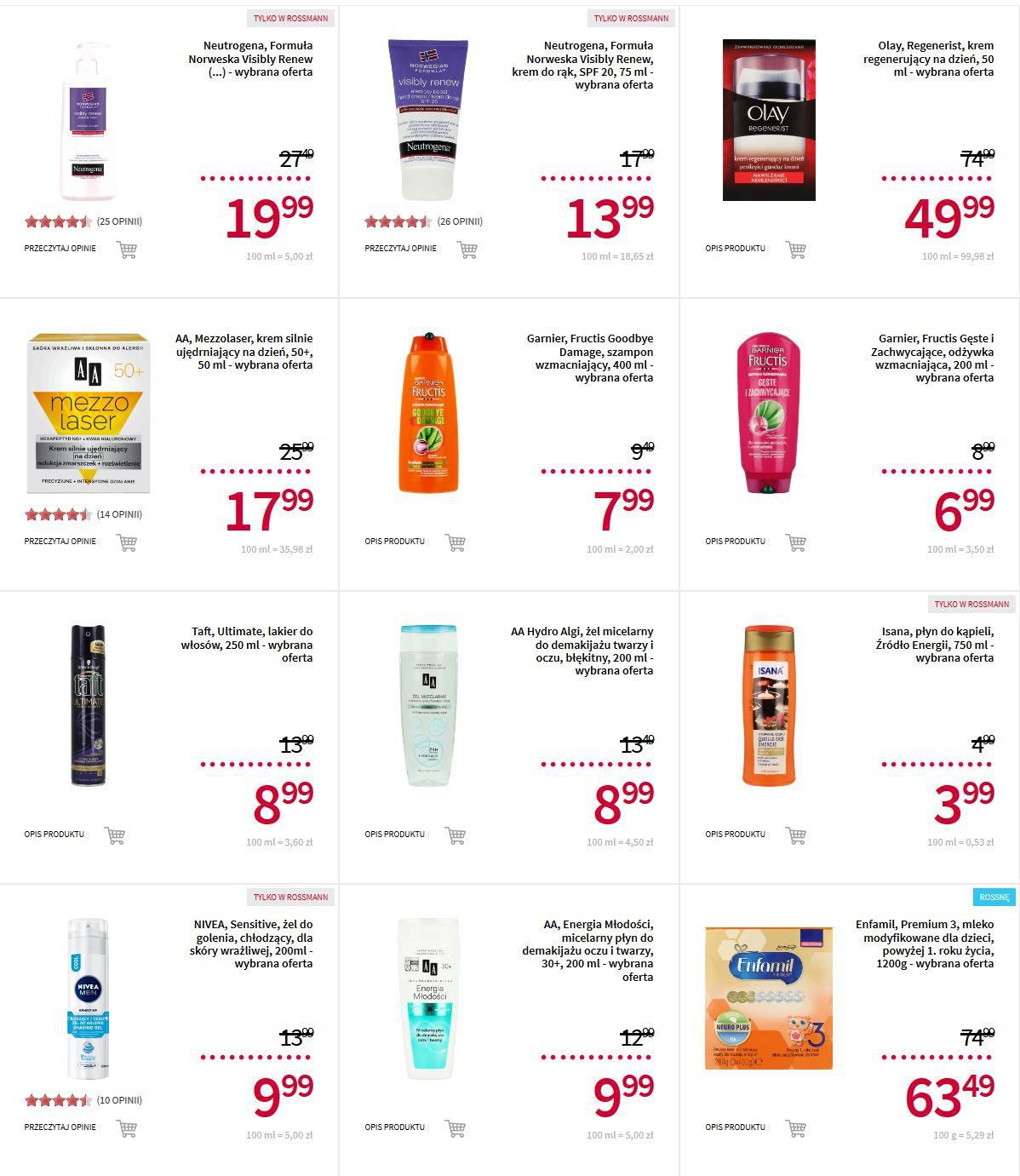 Gazetka promocyjna Rossmann str. 1