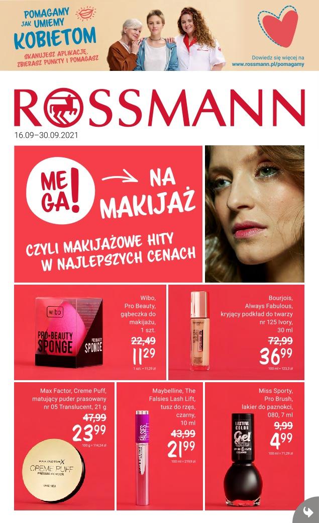 Gazetka promocyjna Rossmann str. 1
