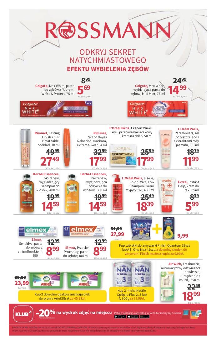 Gazetka promocyjna Rossmann str. 1