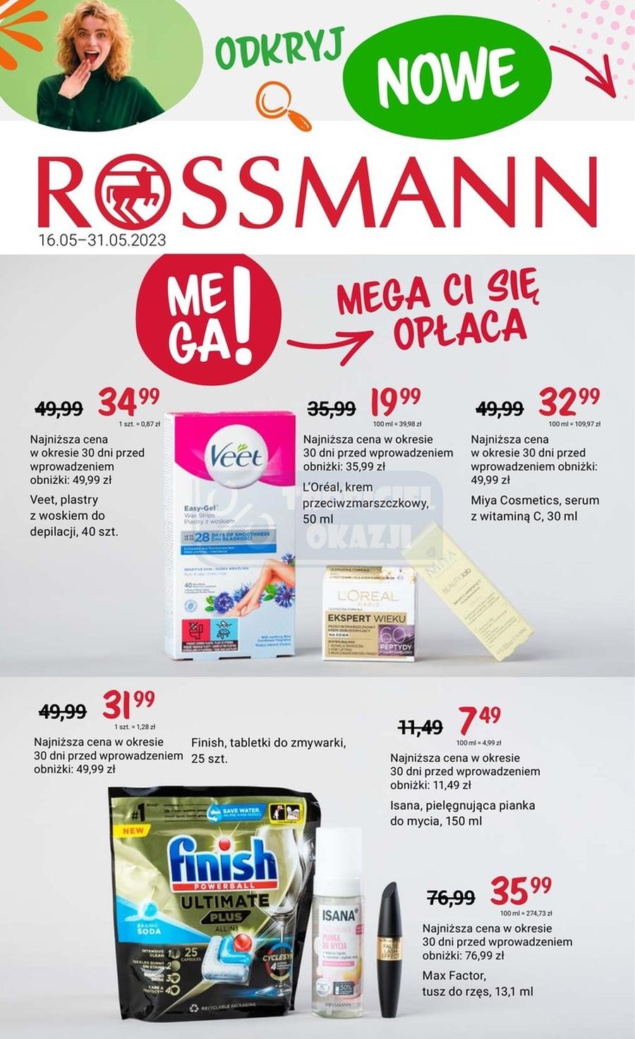Gazetka promocyjna Rossmann str. 1