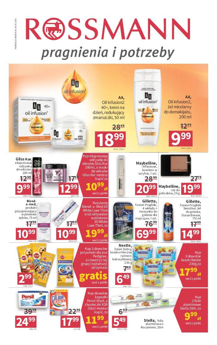 Gazetka promocyjna Rossmann str. 1