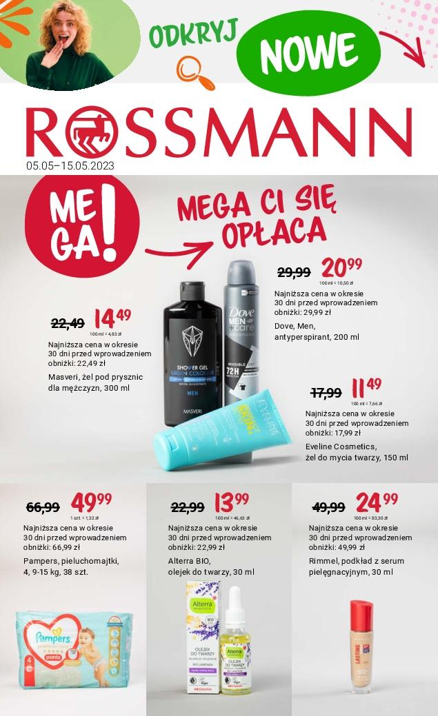 Gazetka promocyjna Rossmann str. 1
