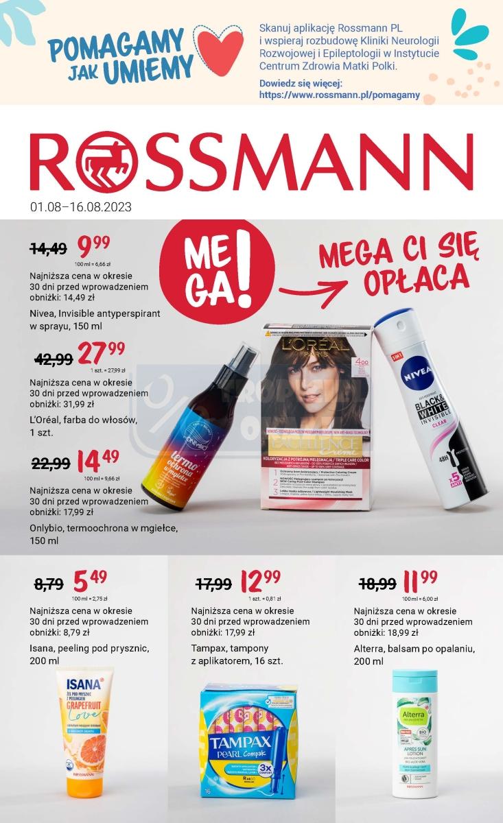 Gazetka promocyjna Rossmann str. 1