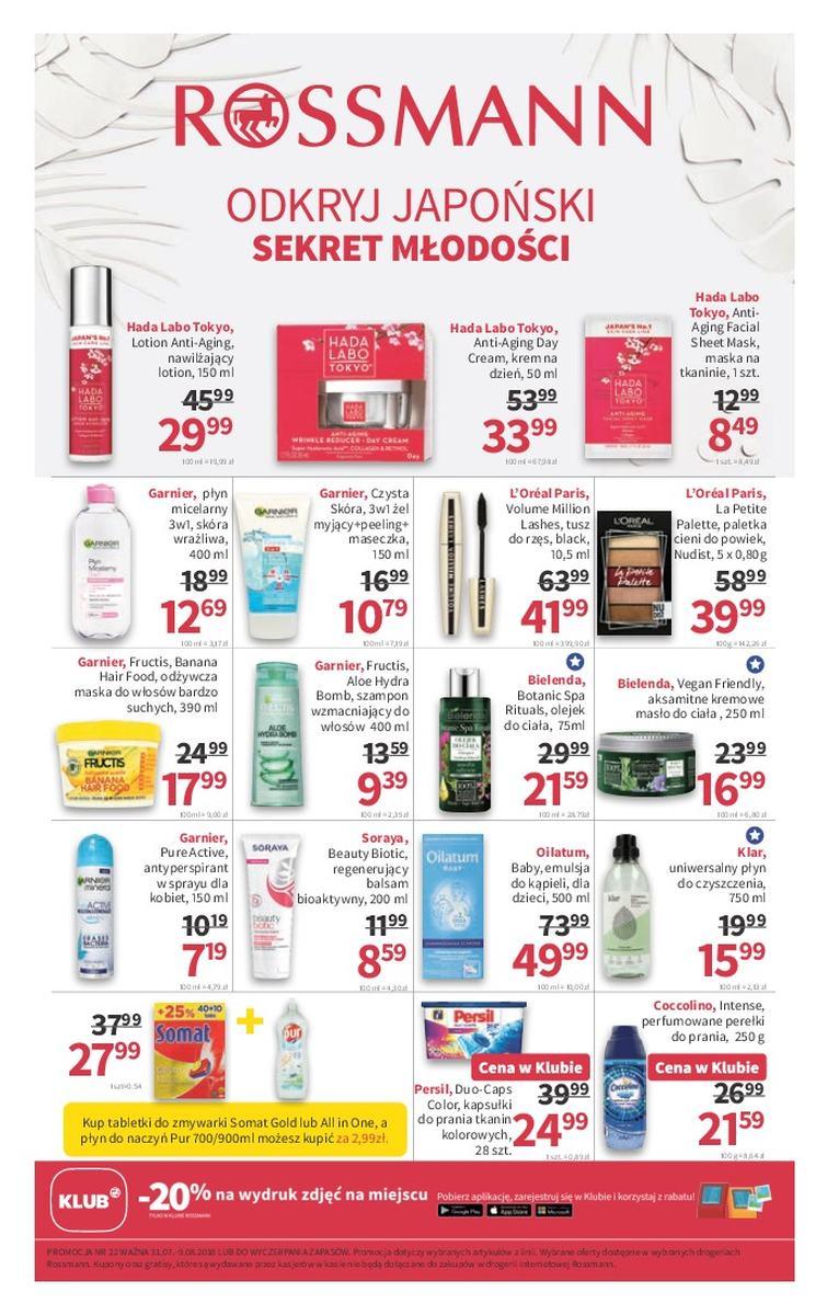 Gazetka promocyjna Rossmann str. 1